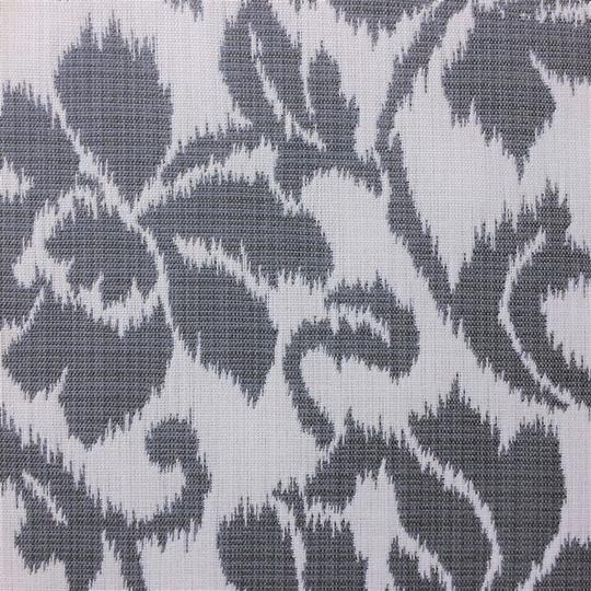 Grå Ikat (grå blomma) Måttillverkade dynor - Kvarnby Textil AB