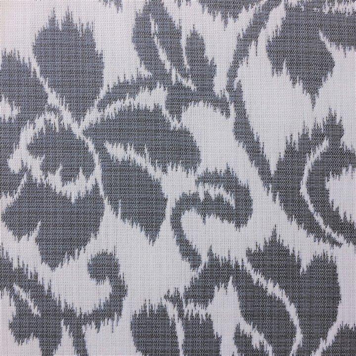 Grå Ikat (grå blomma) 5cm Måttillverkade dynor - Kvarnby Textil AB