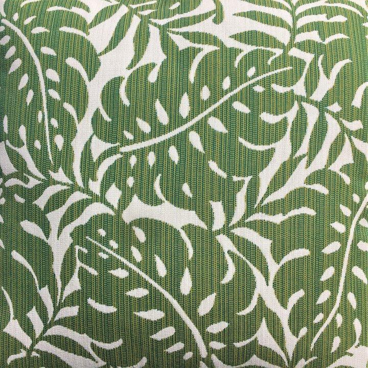 Grön Monstera (gröna blad) 5cm Måttillverkade dynor - Kvarnby Textil AB