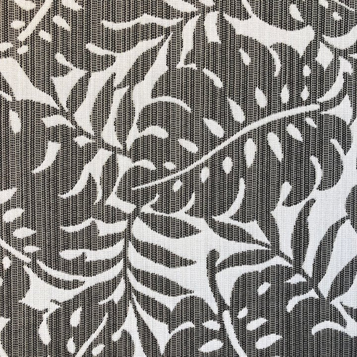 Fasad ryggdyna, Grå Monstera (grå blad) (35cm) Måttillverkade dynor - Kvarnby Textil AB